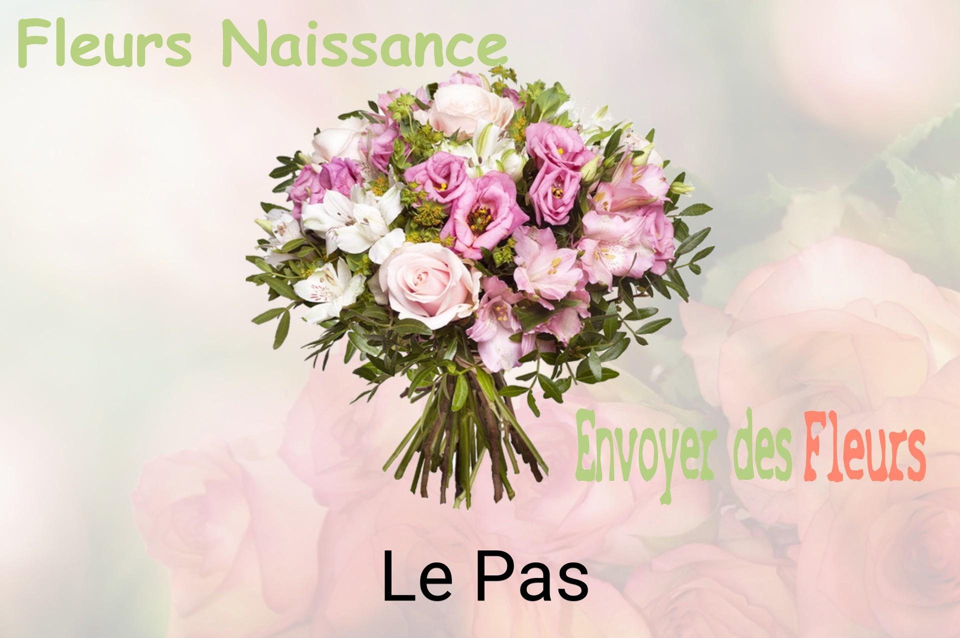 Bouquet de fleurs de naissance livré à Le Pas